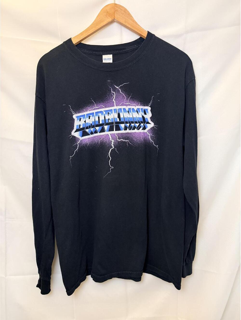 Bad Bunny X100PRE Tour Black Long Sleeve Concert T-Shirt